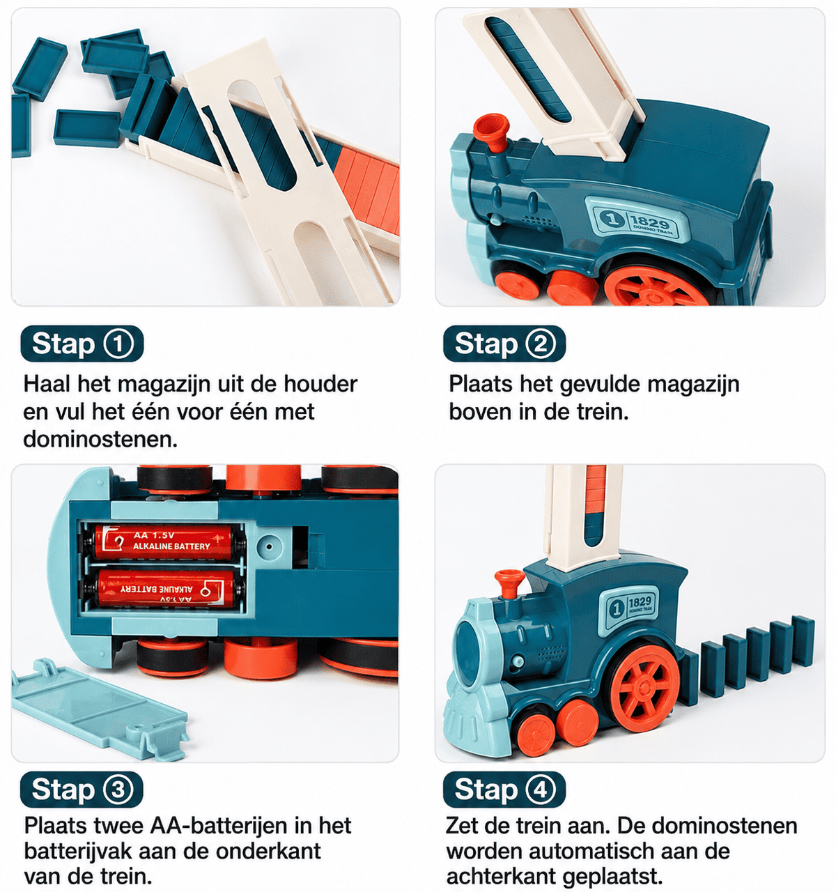 DominoTrein™ | Spelenderwijs Leren en Ontdekken.