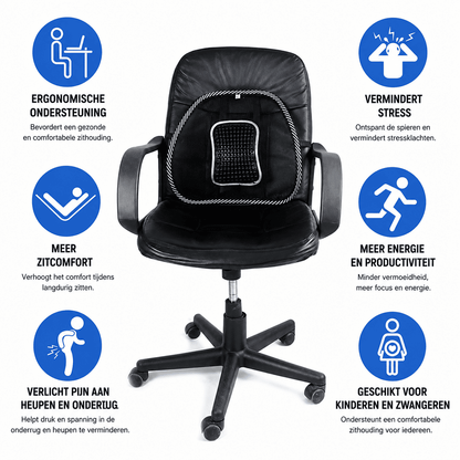 BackRelief™ | Ondersteuning Precies waar je rug het nodig heeft.