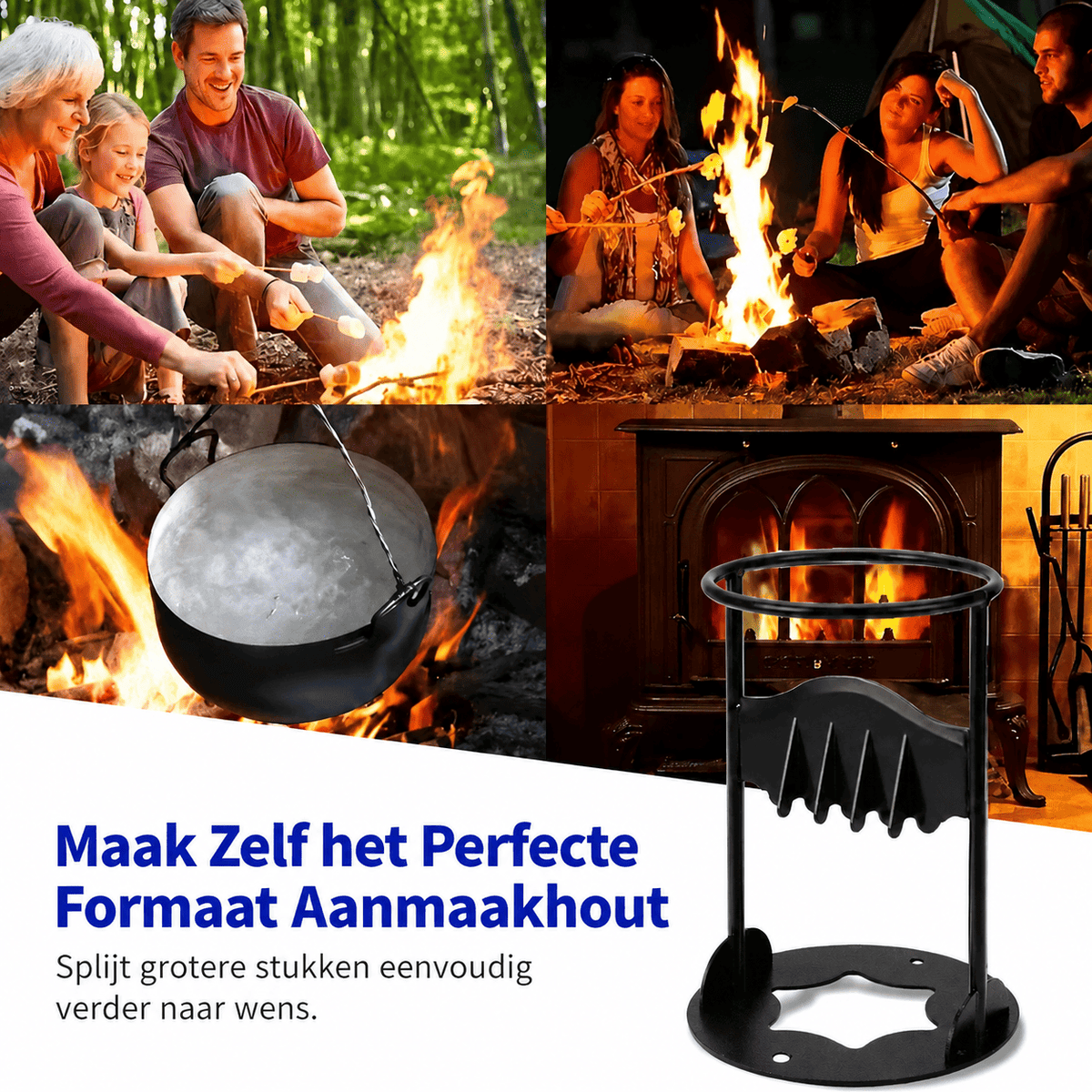 SplitMaster™  | Maak Gemakkelijk Zelf Aanmaakhout.