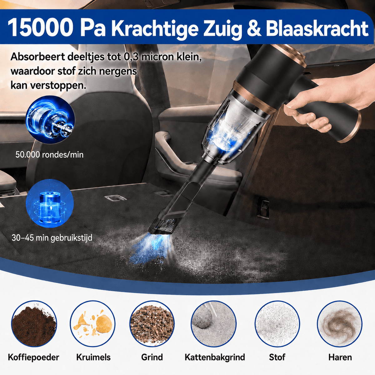 AirVac™ | De Handige Oplossing voor Kleine Schoonmaakklusjes.