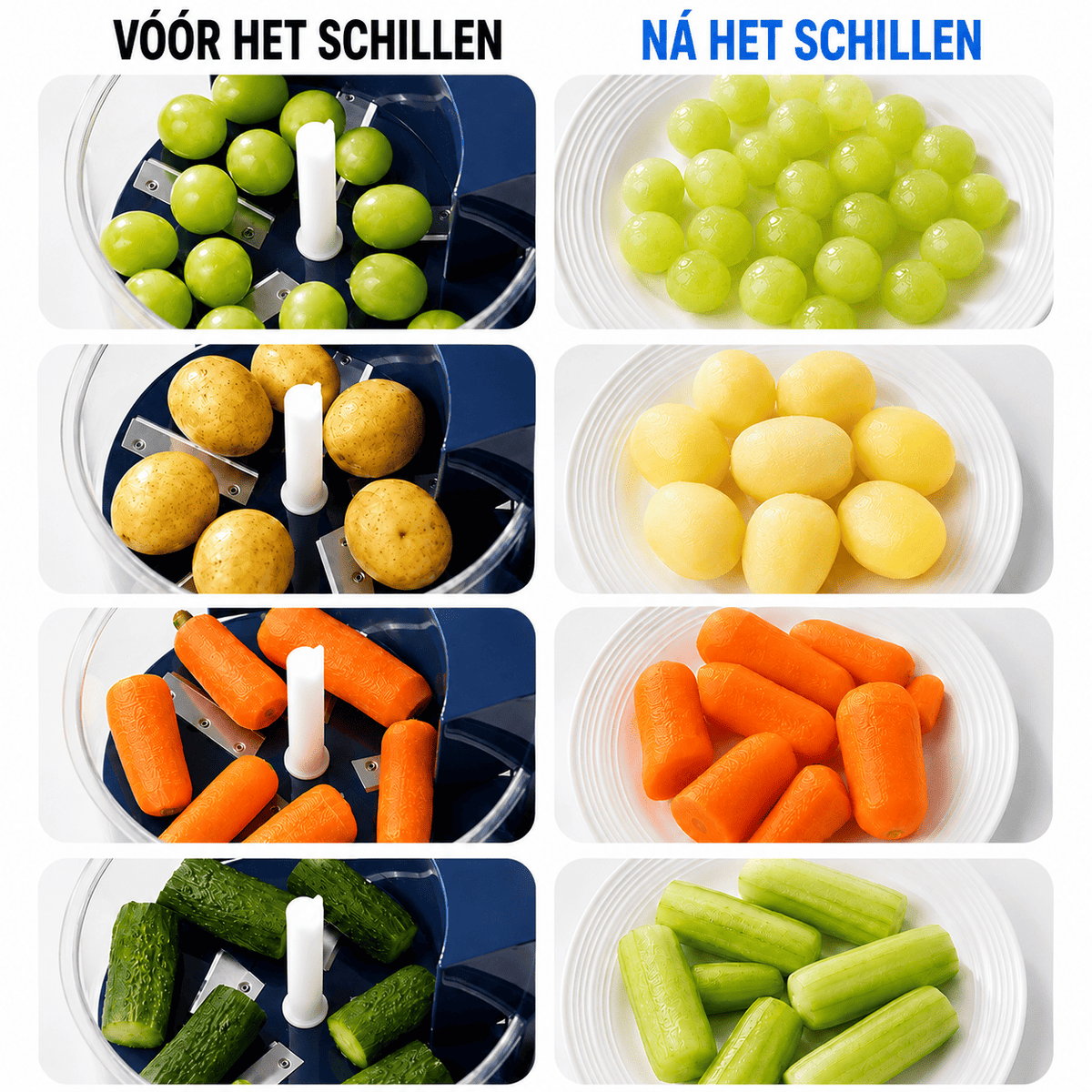 EasyPeel™ | Snel en Gemakkelijk voor Iedere Maaltijdbereiding.
