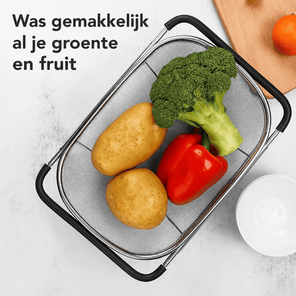 FoodWash™ | De Slimme Oplossing voor Wassen en Uitlekken.