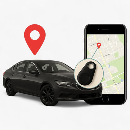 Mini Tracker Multifunctioneel - Draagbare Veiligheid - Zwart