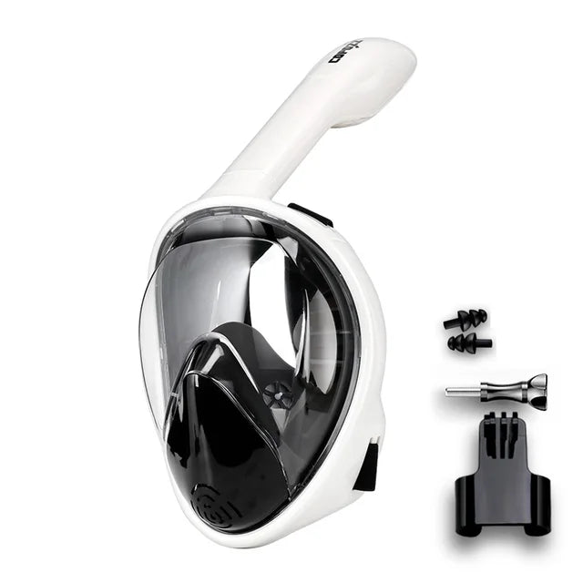 Duikmasker voor volwassenen - Siliconen panoramisch duikmasker voor onderwater avonturen
