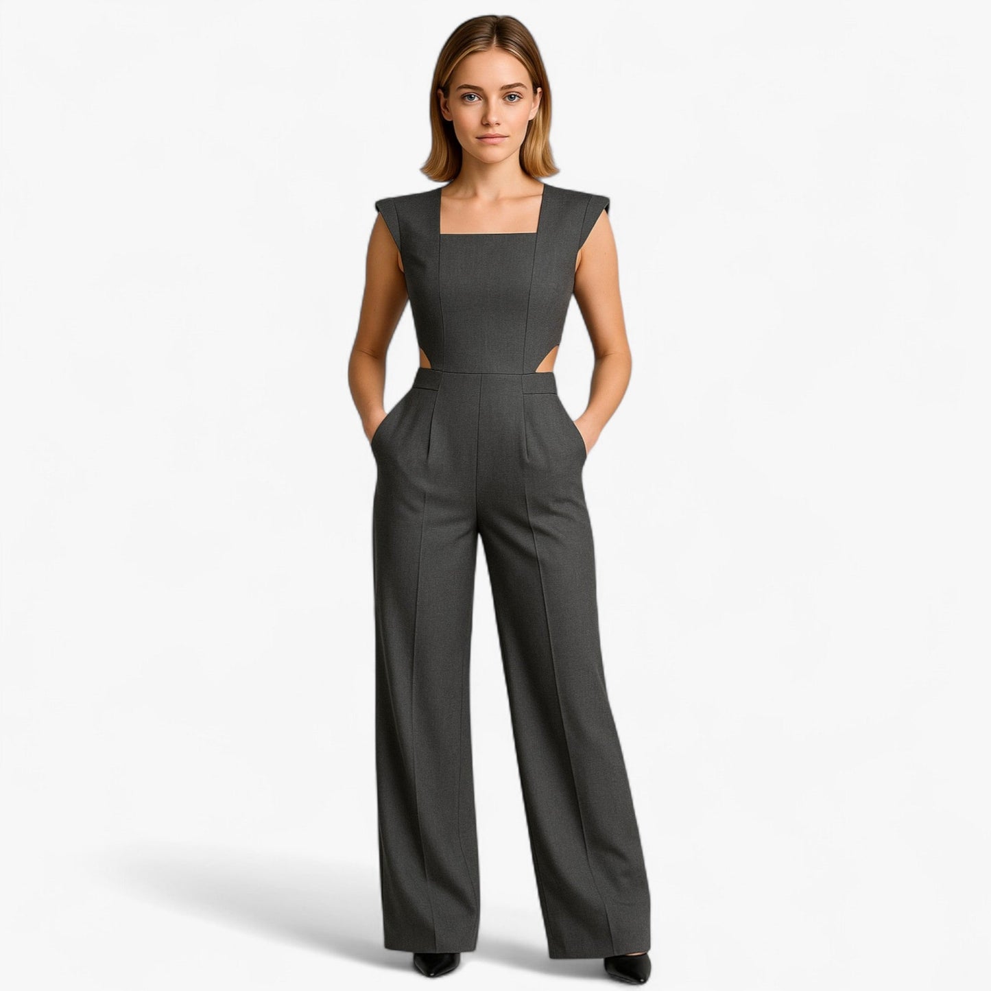 Dames Feestelijke Jumpsuit Zwart Elegant