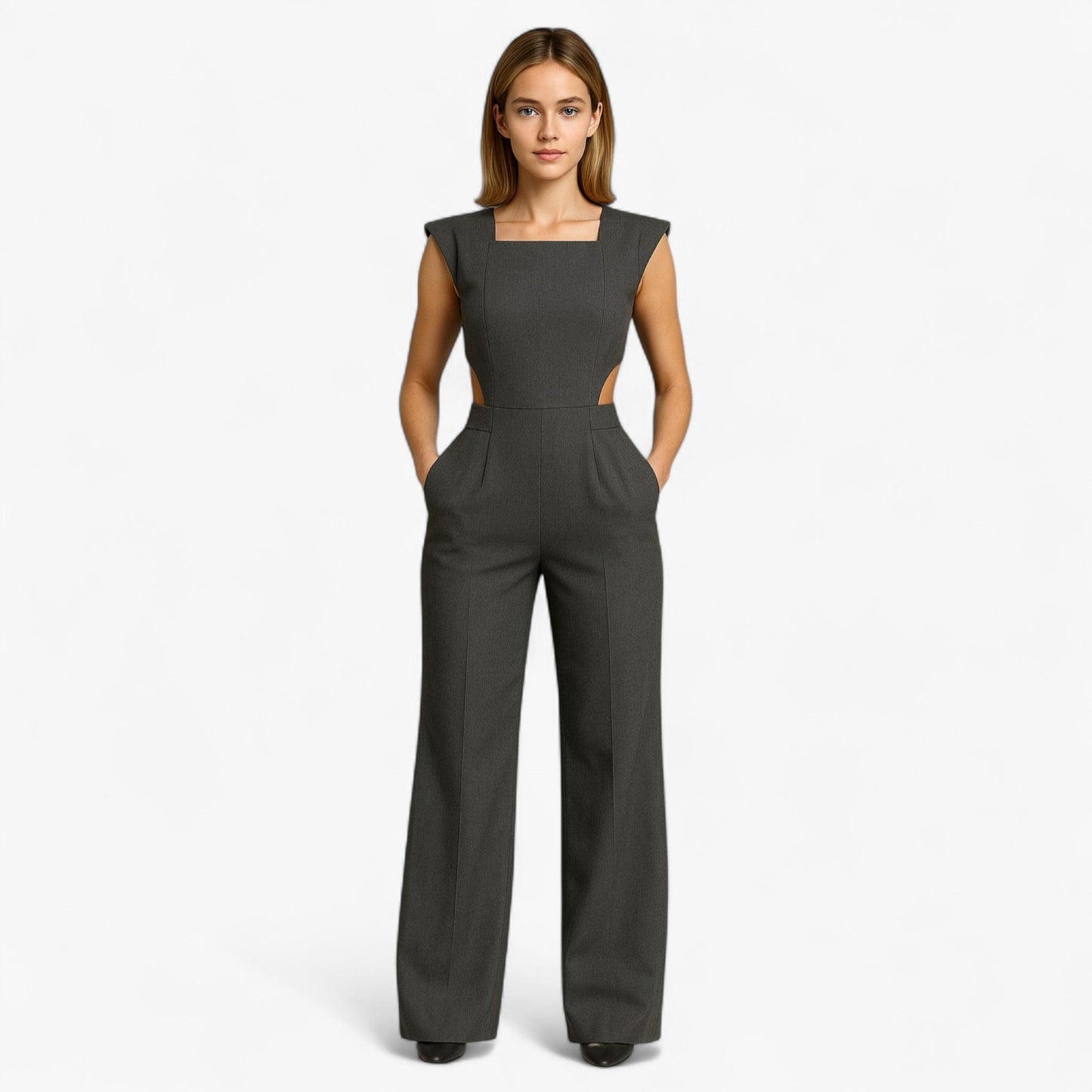 Dames Feestelijke Jumpsuit Zwart Elegant