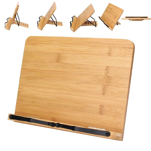 Verstelbare Boekenhouder - Draagbaar Lade Papierclips Kantoor - Aluminium