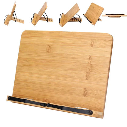 Verstelbare Boekenhouder - Draagbaar Lade Papierclips Kantoor - Aluminium