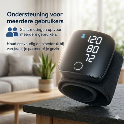 PulseMate™ Pro |  Meet uw bloeddruk pijnloos in 30 seconden