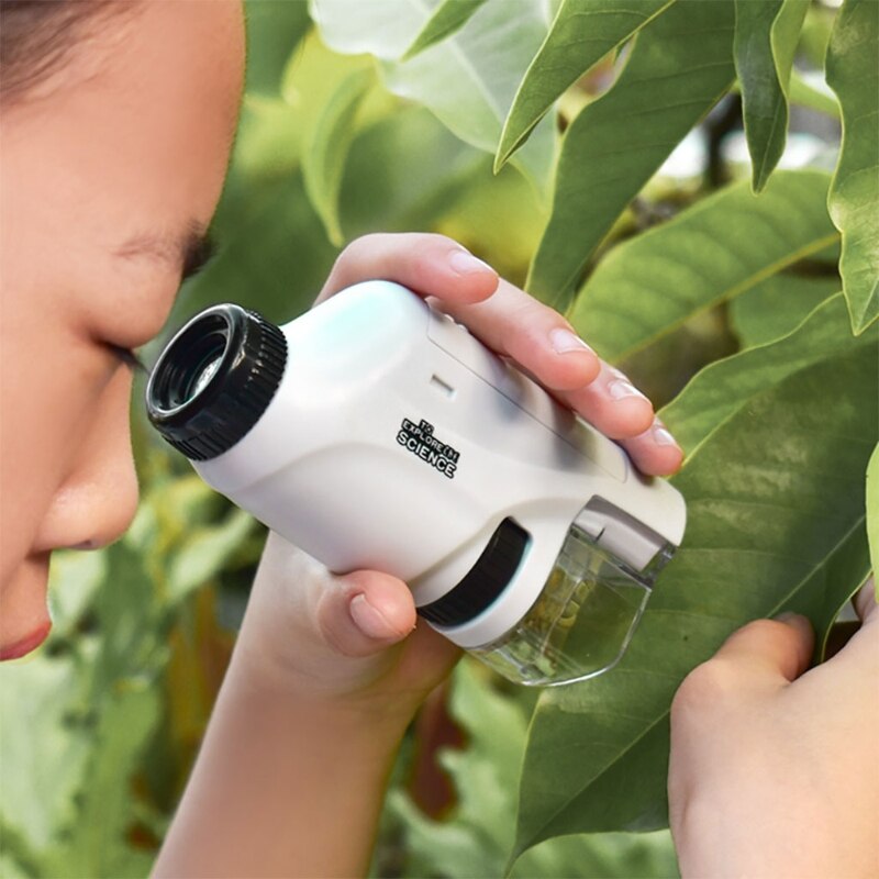 Optivon Kidscope Microscoop – LED Verlichting, Draagbaar & Duurzaam Ontwerp voor Jonge Ontdekkingsreizigers
