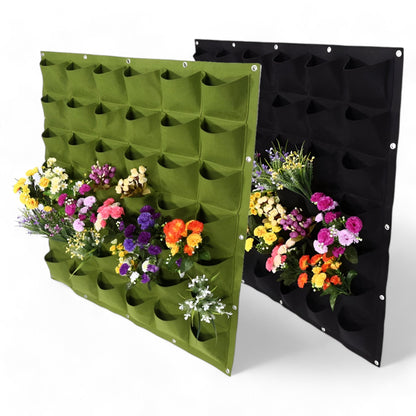 Hangende Tas voor de Tuin - Voor Hangplanten en Buitengebruik 2 Groen Raster