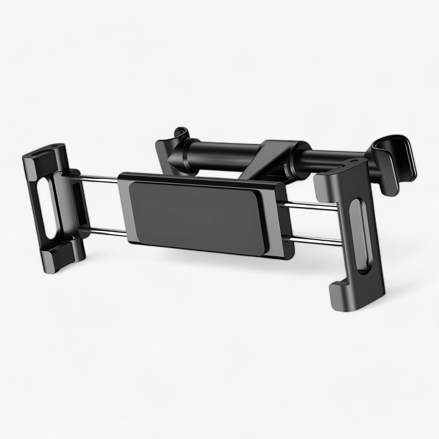 Kopfstützenhouder voor de Achterbank - Universele 360° Houder voor Tablets en Telefoons - Zwart