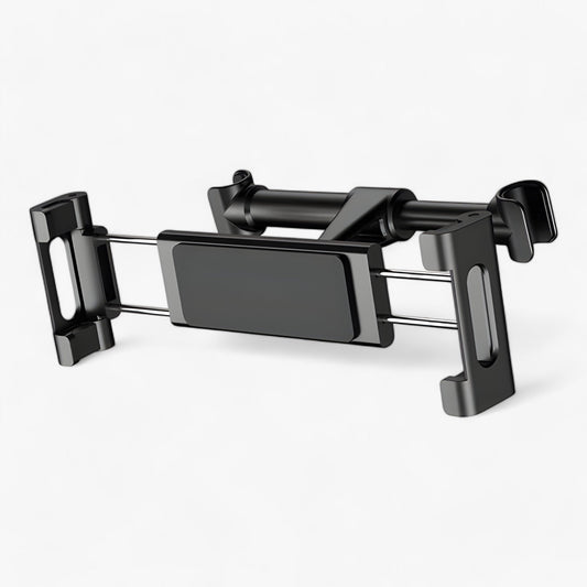 Kopfstützenhouder voor de Achterbank - Universele 360° Houder voor Tablets en Telefoons - Zwart
