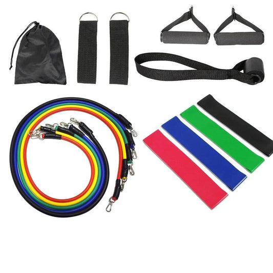 FlexBand Complete - Weerstandsband Set – Compleet Thuis Fitness Set voor Kracht en Conditie