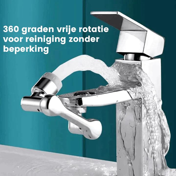 360° Draaibare Kraan Pro - Flexibele Wateruitloop Gootsteen - RVS