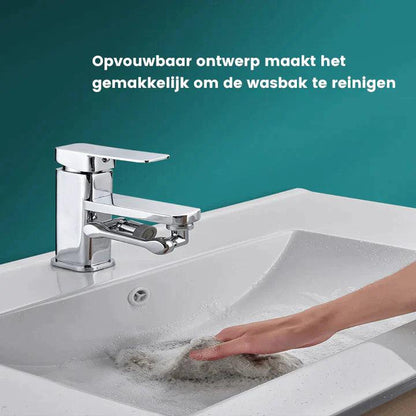 360° Draaibare Kraan Pro - Flexibele Wateruitloop Gootsteen - RVS