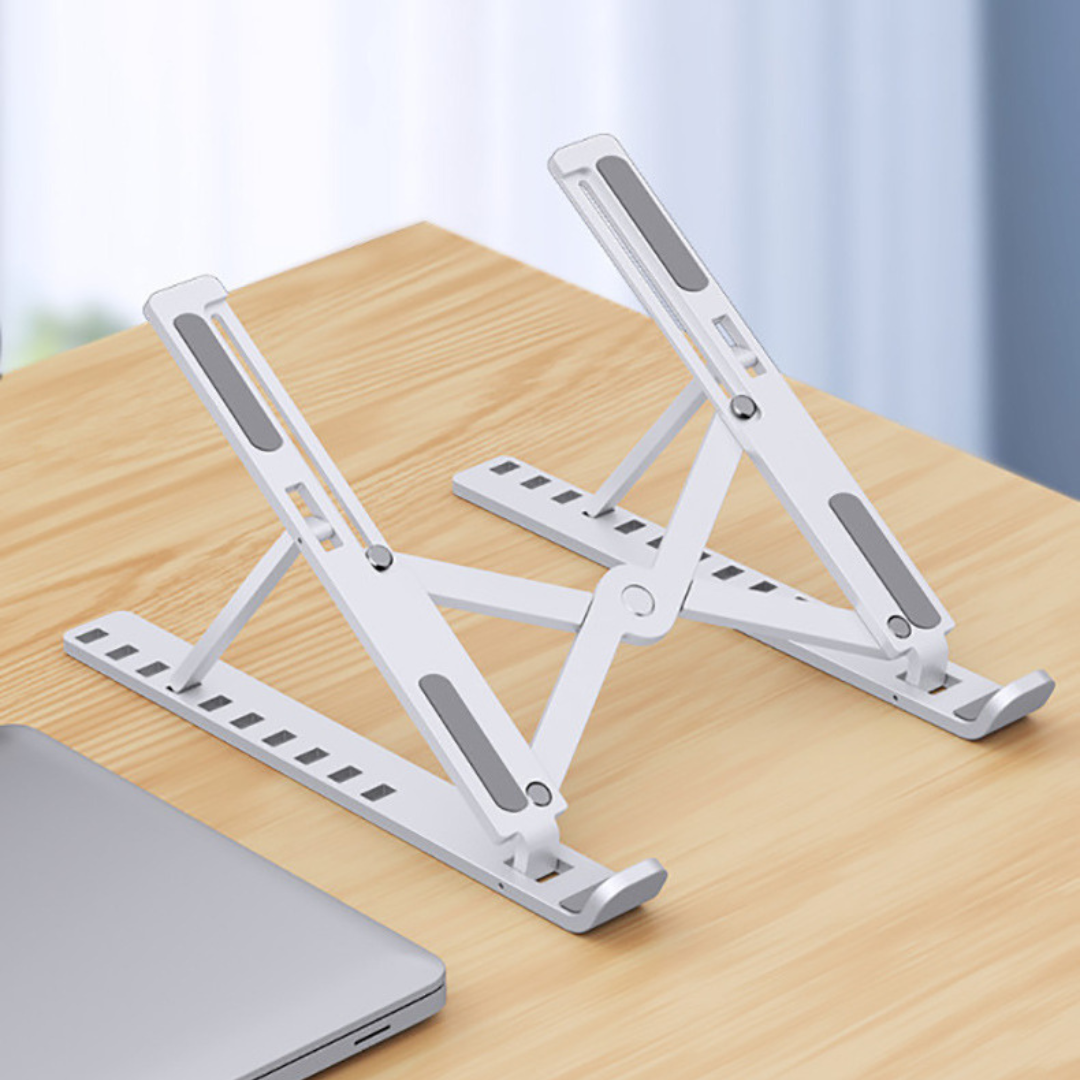 LaptopHolder - Laptop Houder voor Laptop Accessoires - Zilver