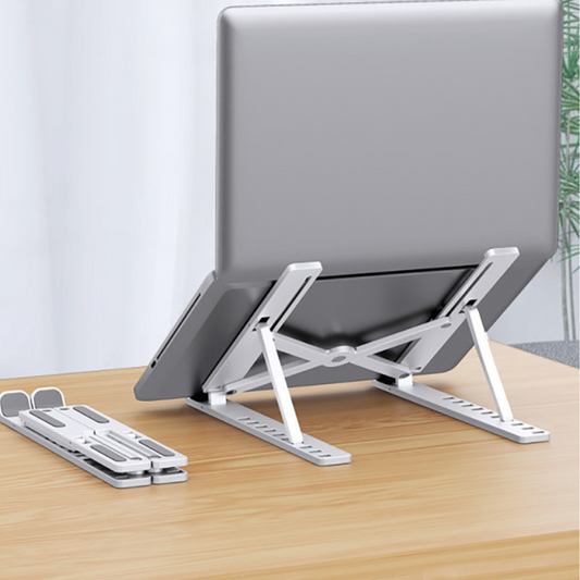 LaptopHolder - Laptop Houder voor Laptop Accessoires - Zilver