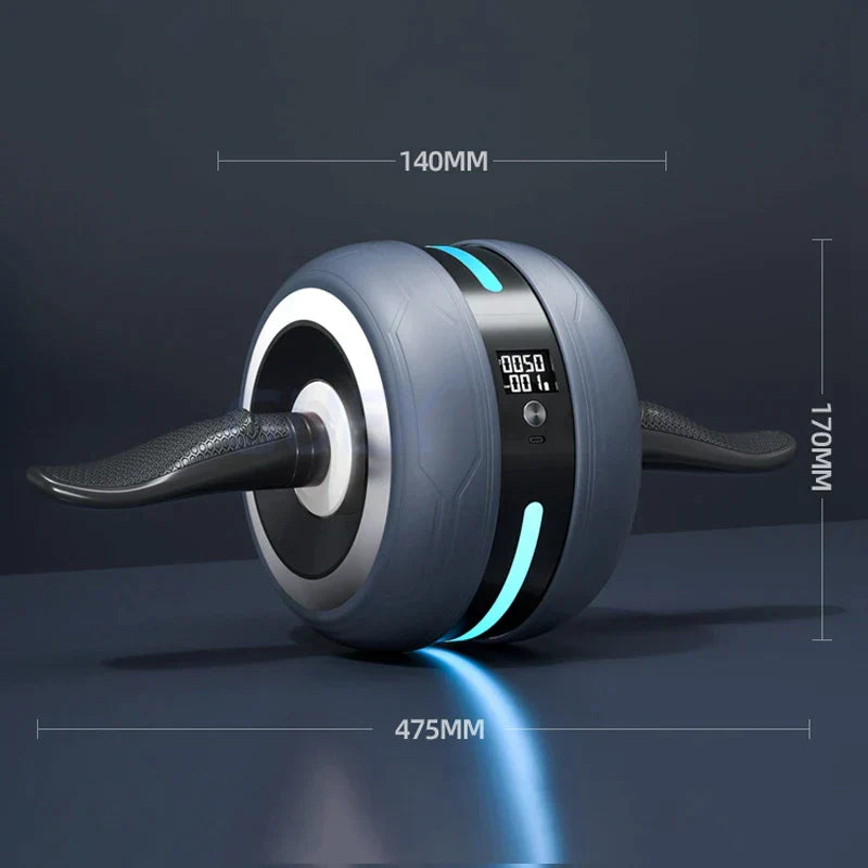 AutoRoll Abs – Buikspierwiel met Automatische Terugslag en Smart Teller