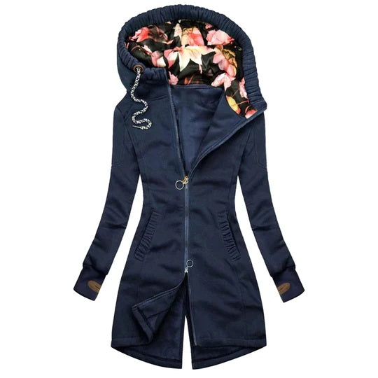Jas Dames Donkerblauw - Damesjas - Warmte voor Winterdagen