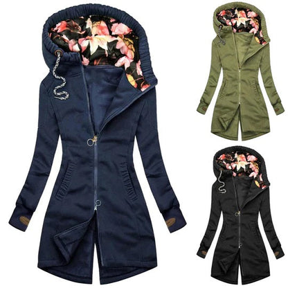 Jas Dames Donkerblauw - Damesjas - Warmte voor Winterdagen