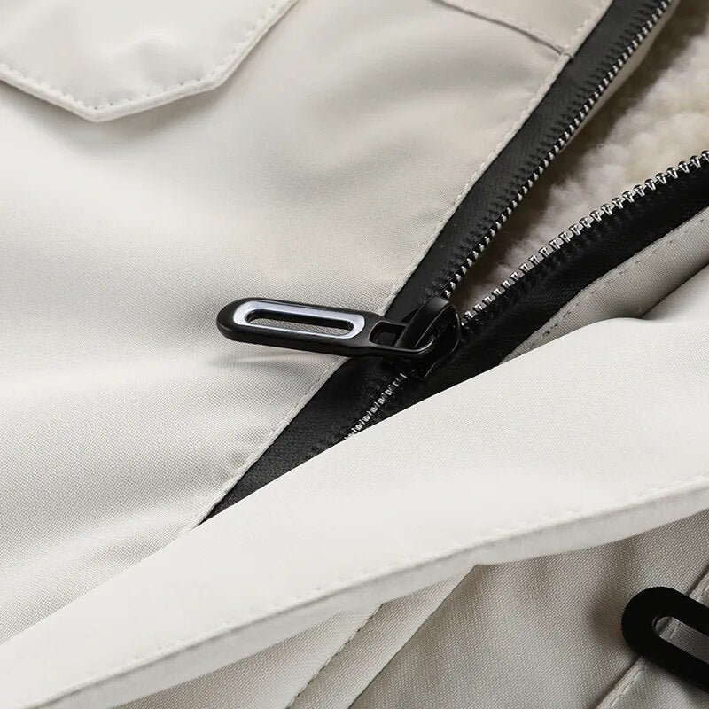 Sammy Jackson™ Winterparka met Fleecevoering | Winddicht jack met capuchon