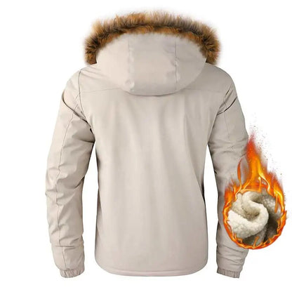 Sammy Jackson™ Winterparka met Fleecevoering | Winddicht jack met capuchon