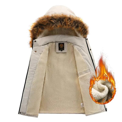 Sammy Jackson™ Winterparka met Fleecevoering | Winddicht jack met capuchon