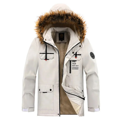 Sammy Jackson™ Winterparka met Fleecevoering | Winddicht jack met capuchon