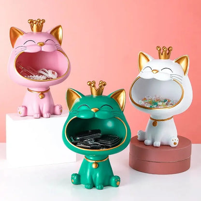 Gelukskat Decoratie - Japanse Feng Shui Winkende Kat - Keramiek
