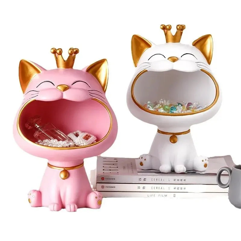Gelukskat Decoratie - Japanse Feng Shui Winkende Kat - Keramiek