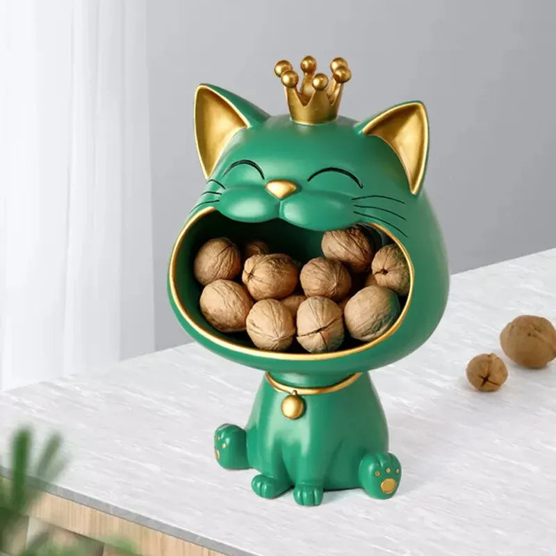 Gelukskat Decoratie - Japanse Feng Shui Winkende Kat - Keramiek