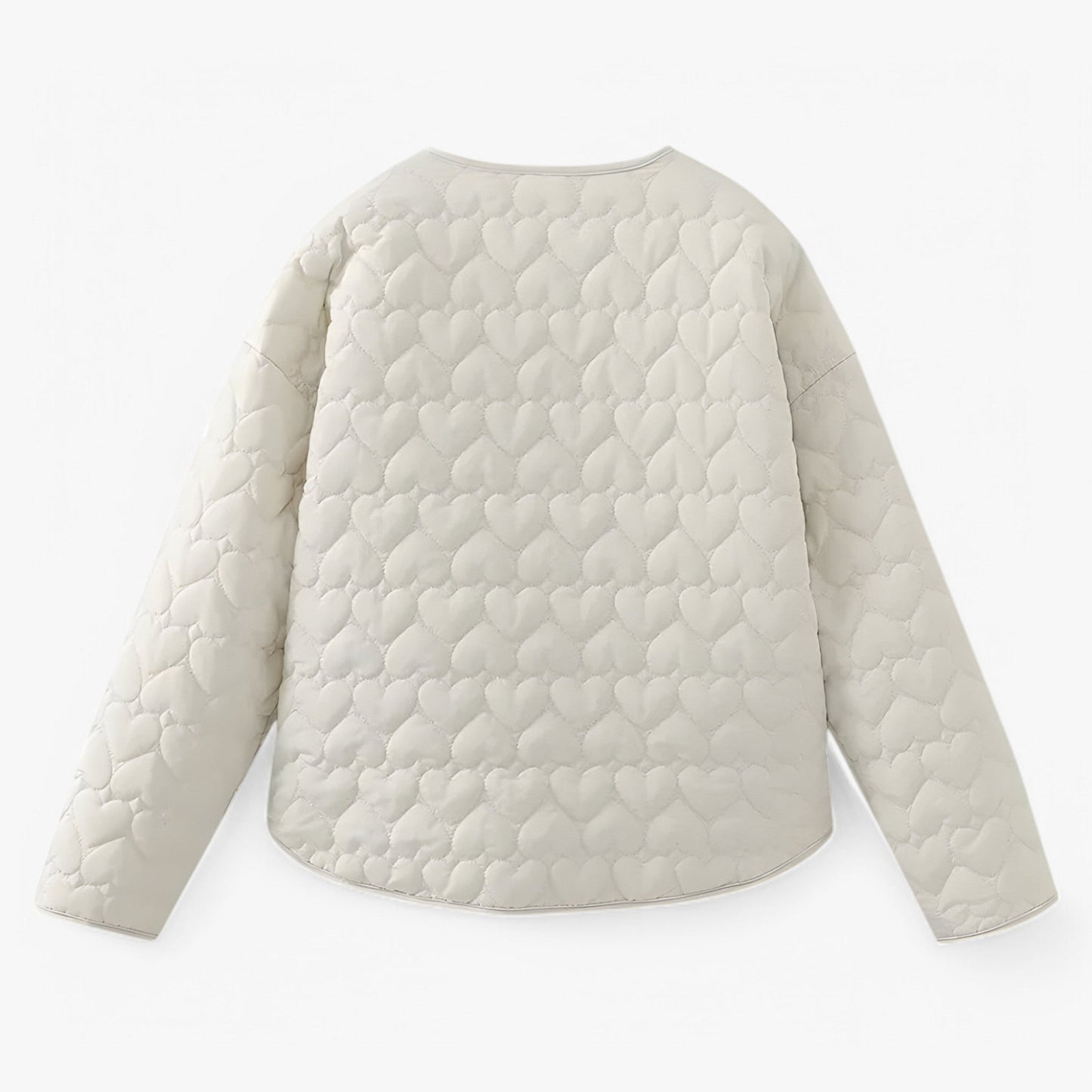 Jas Dames Zwart - Gequilted Hart - Veelzijdig Comfort voor Herfst/Winter