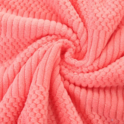 Coral Fleece Badhanddoekenset - De Definitie van Zachtheid. - Lichtblauw