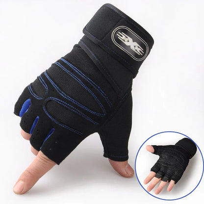 Schokbestendige en Ondersteunende Gym Handschoenen - FitFlex