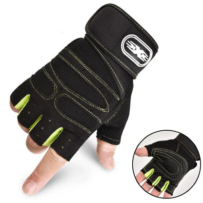 Schokbestendige en Ondersteunende Gym Handschoenen - FitFlex