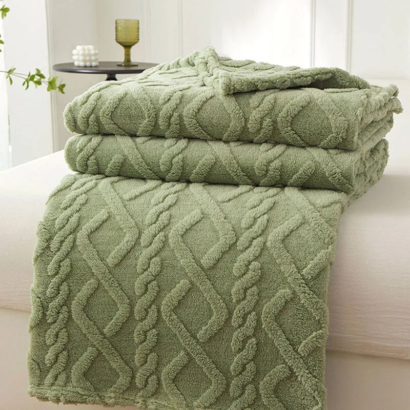 FleeceBlanket - Warme Deken van Reistextiel Fleece - Grijs