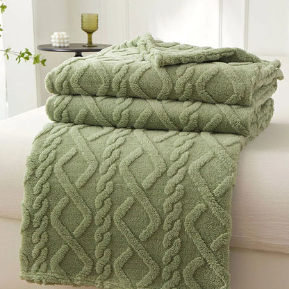 FleeceBlanket - Warme Deken van Reistextiel Fleece - Grijs