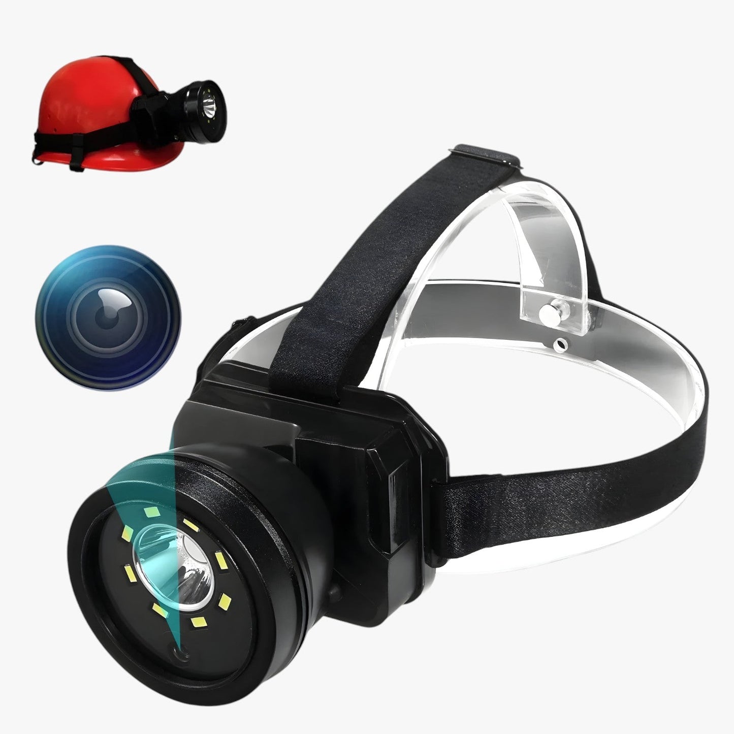 Full HD Hoofd-lampcamera - Handsfree Opname Ks-901