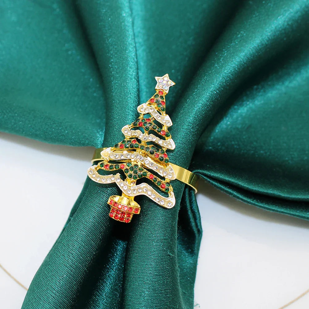 6 Kerstservettenringen met Dennenappels - Perfect