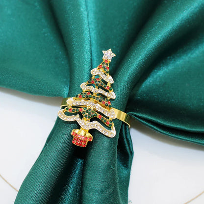 6 Kerstservettenringen met Dennenappels - Perfect