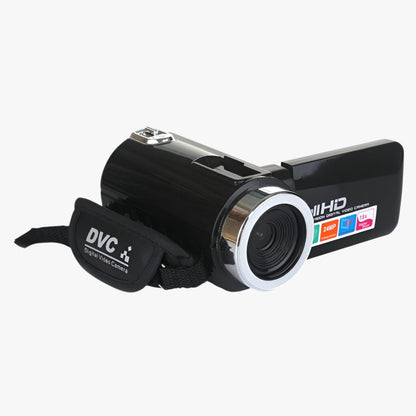 Vintage Camcorder Zwart - 24 MP, Microfoonlens voor Kristalheldere Video's