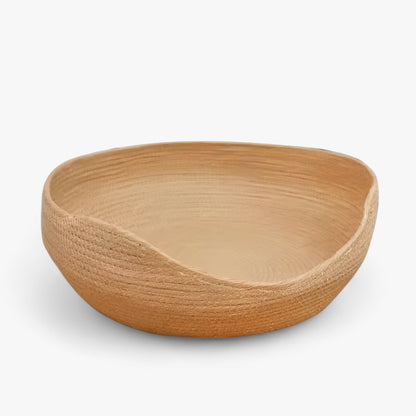 Luna Nest Handgeweven Bamboe Huisdierbed - Natuurlijk & Comfortabel Mandje voor Katten & Kleine Honden