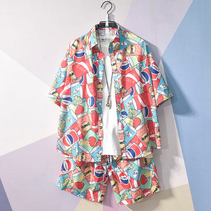 Sammy Jackson™ Kris Kleurrijke Combiset | Een vrolijke herenset in Hawaii stijl