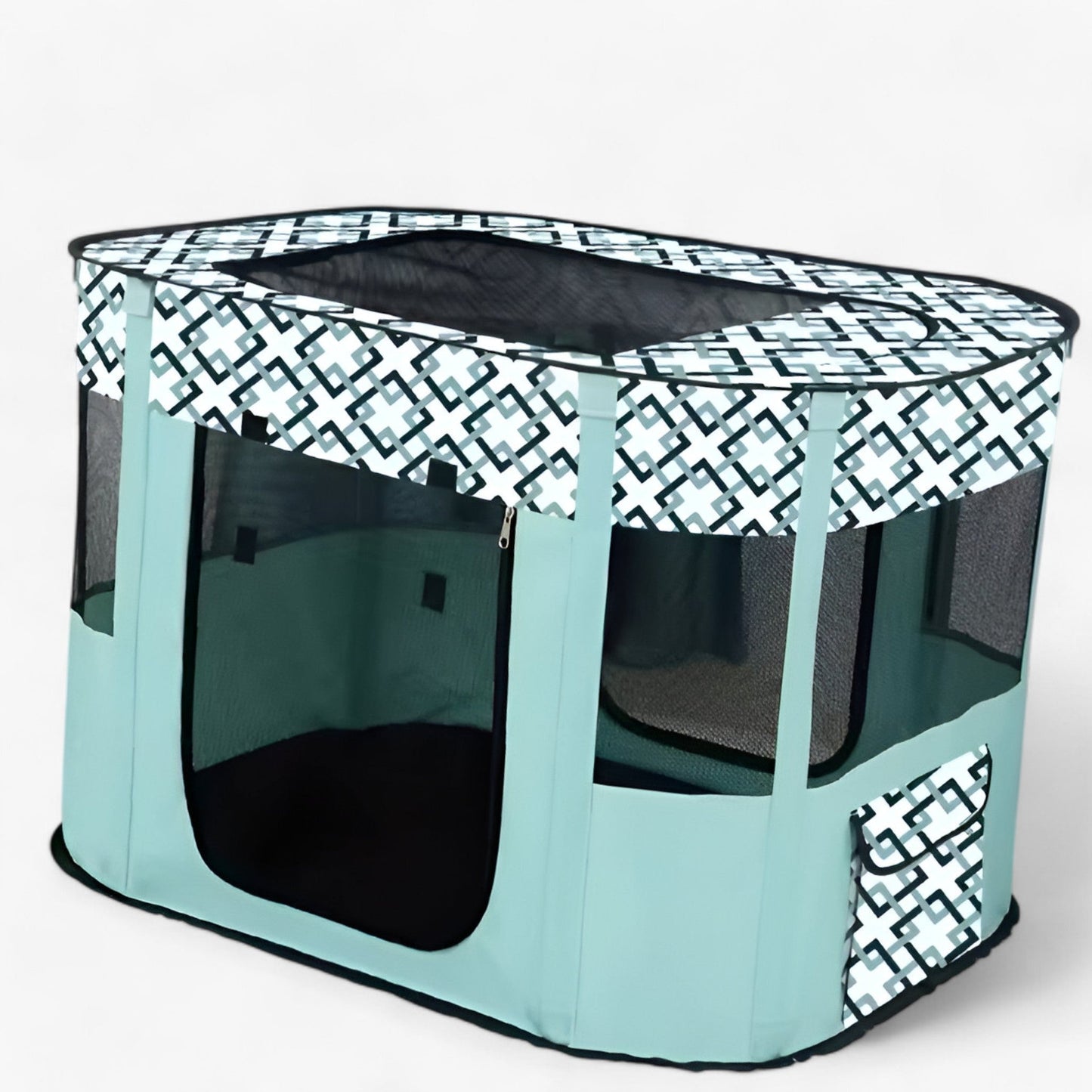 Caro Crate - Draagbare Opvouwbare Dierenbox - Geel