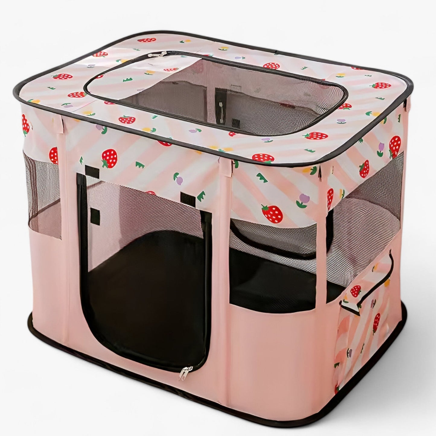 Caro Crate - Draagbare Opvouwbare Dierenbox - Geel