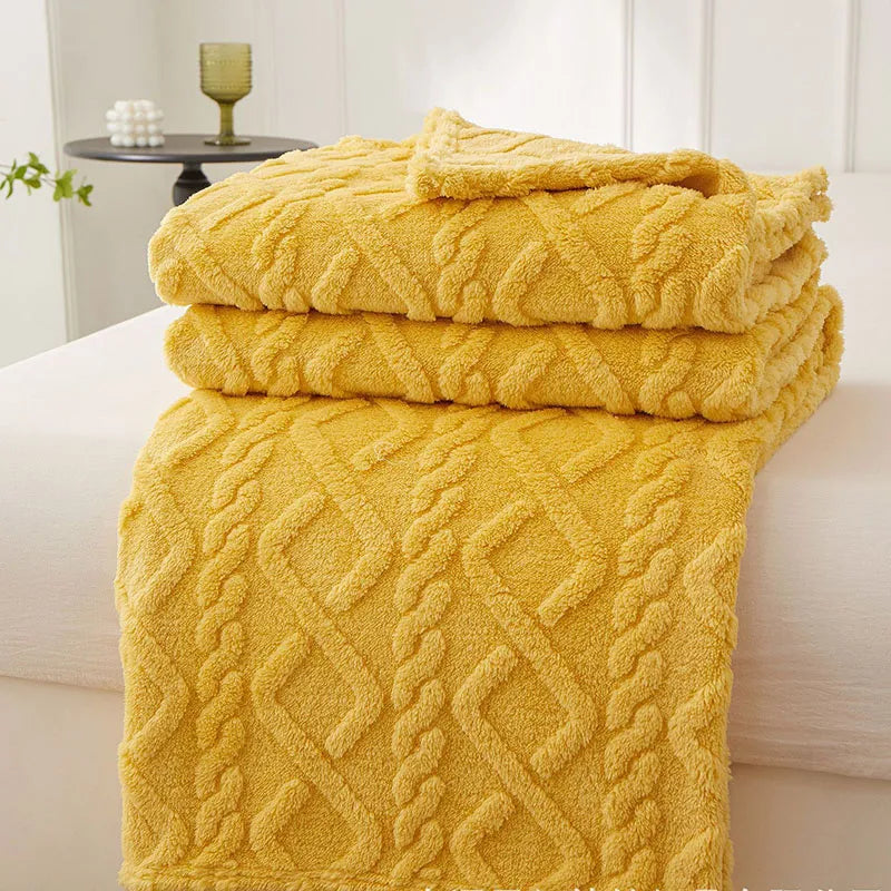 FleeceBlanket - Warme Deken van Reistextiel Fleece - Grijs