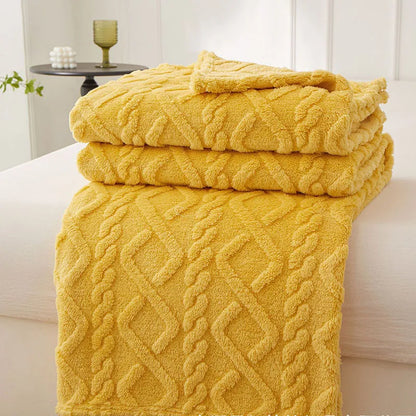 FleeceBlanket - Warme Deken van Reistextiel Fleece - Grijs