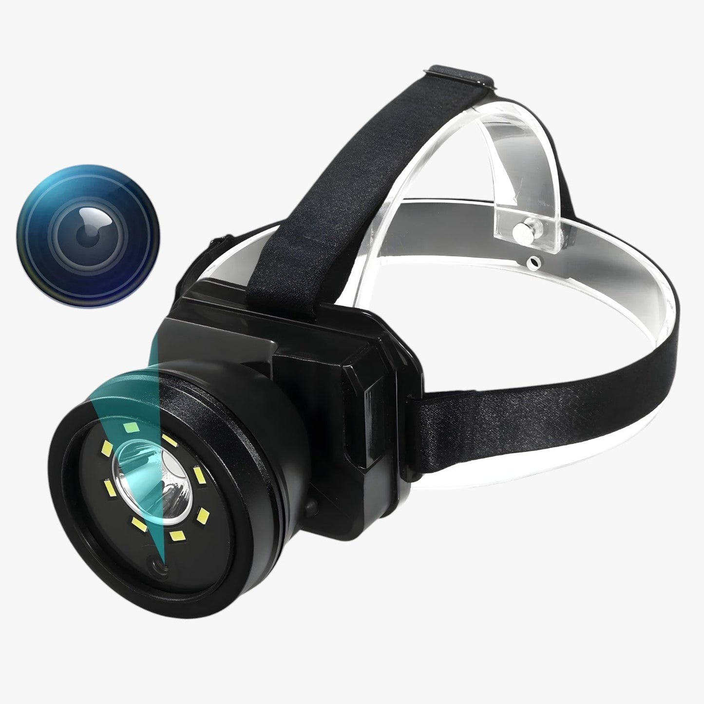 Full HD Hoofd-lampcamera - Handsfree Opname Ks-901