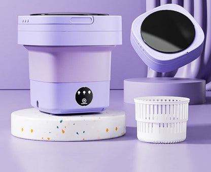 FoldaWash - De Handige Opvouwbare Mini Wasmachine met Droger - Groen